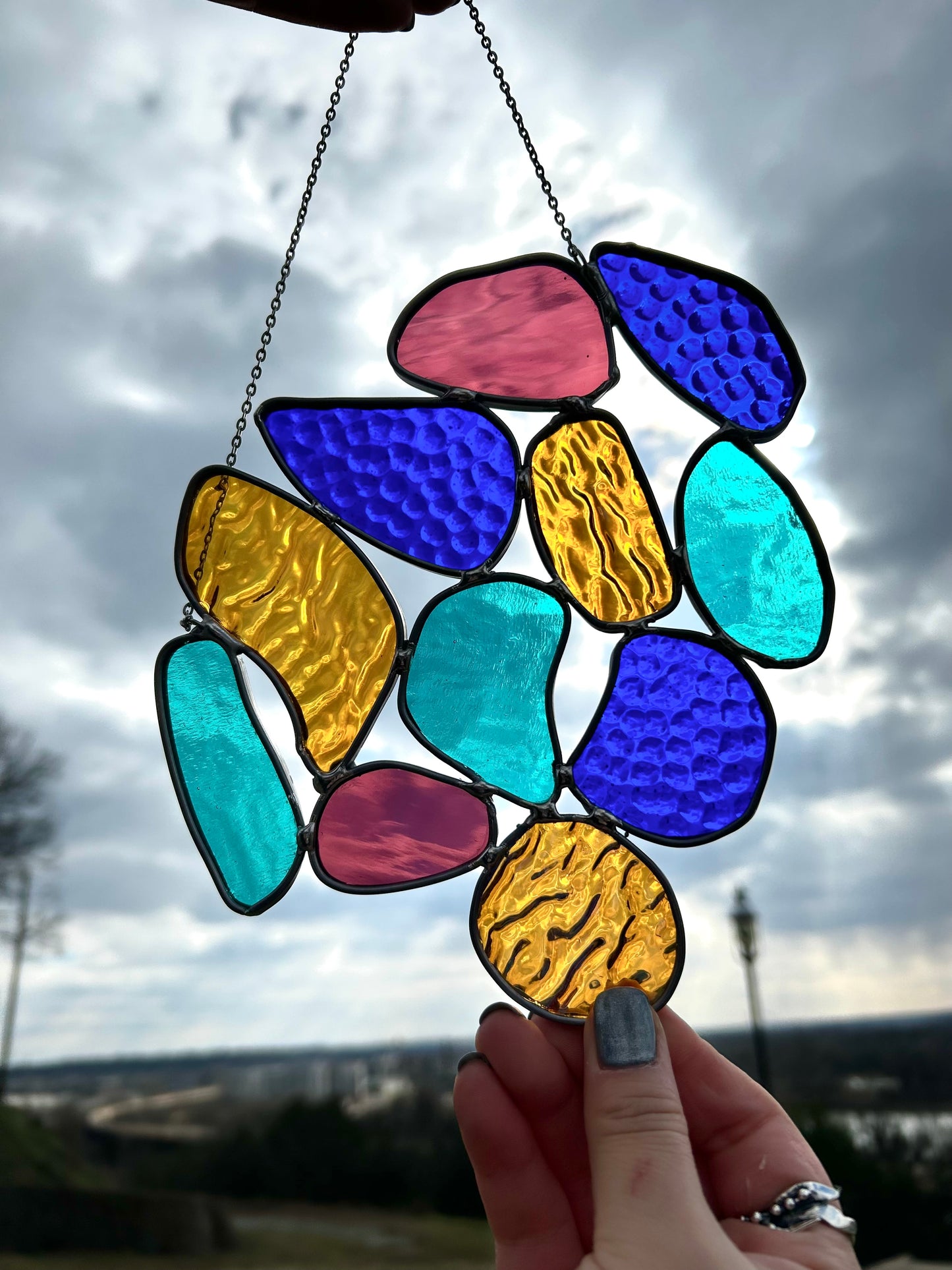 Pebbles Suncatcher