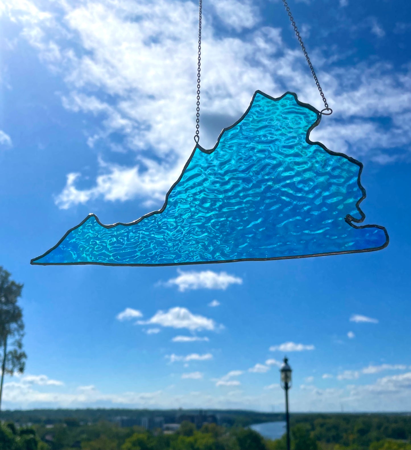 Virginia Stained Glass Suncatcher