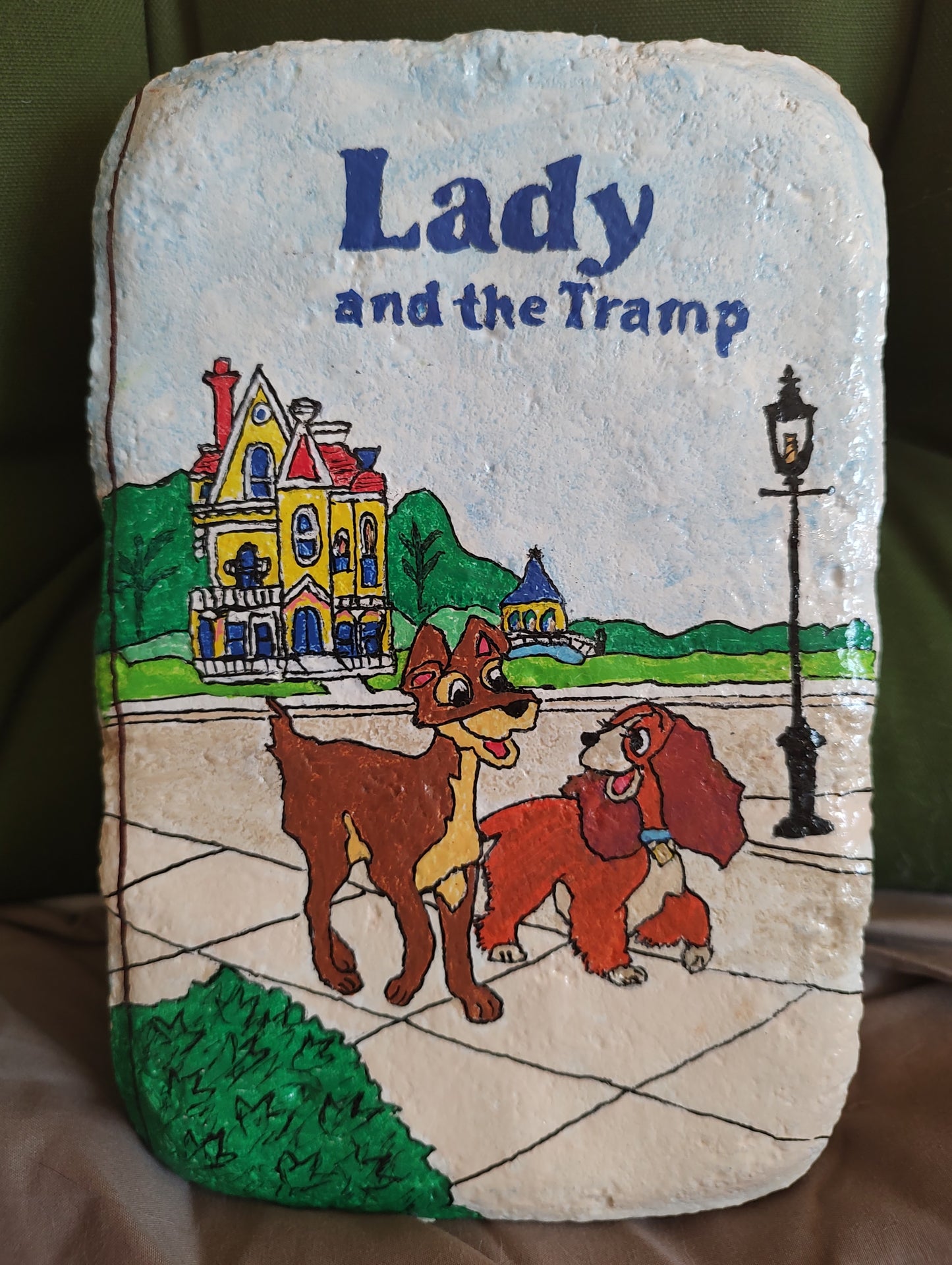 "Lady and the Tramp" (Outdoor Stone Paver)