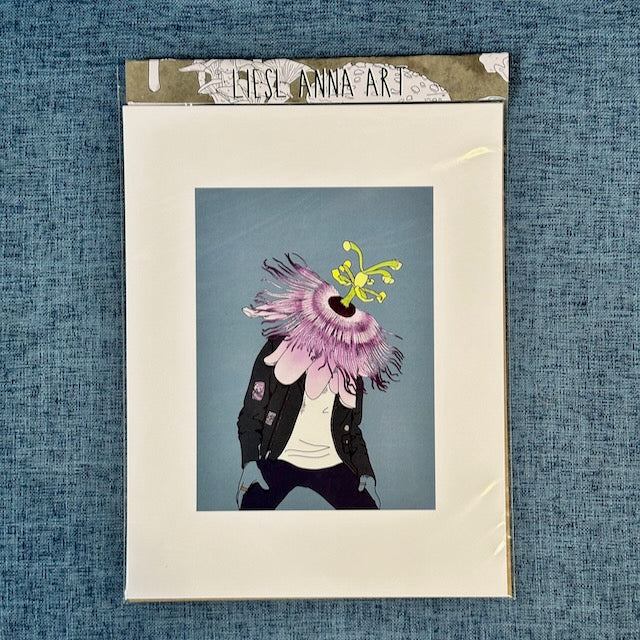 8.5 x 11 Print - from the Pleople Series (Plant People) - #5