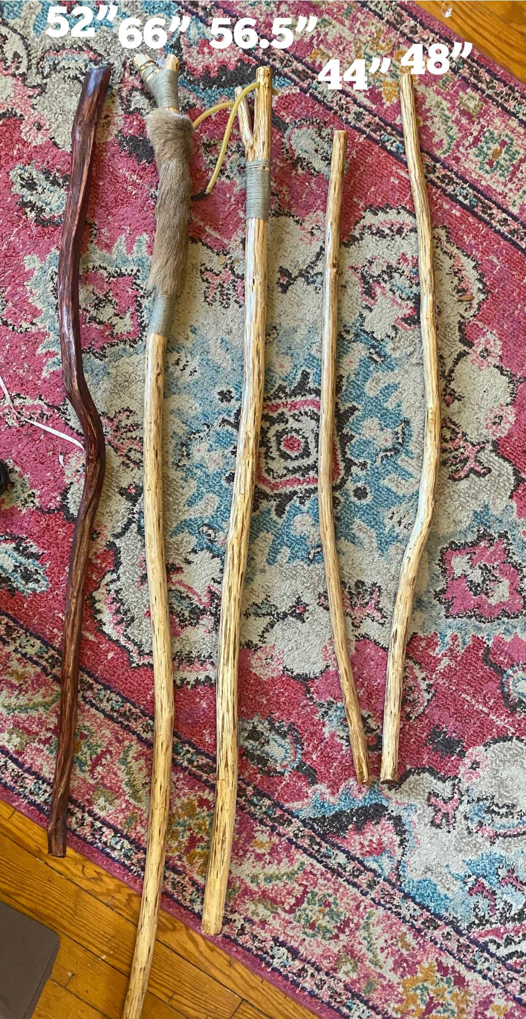 48" Crepe Myrtle Walking Stick