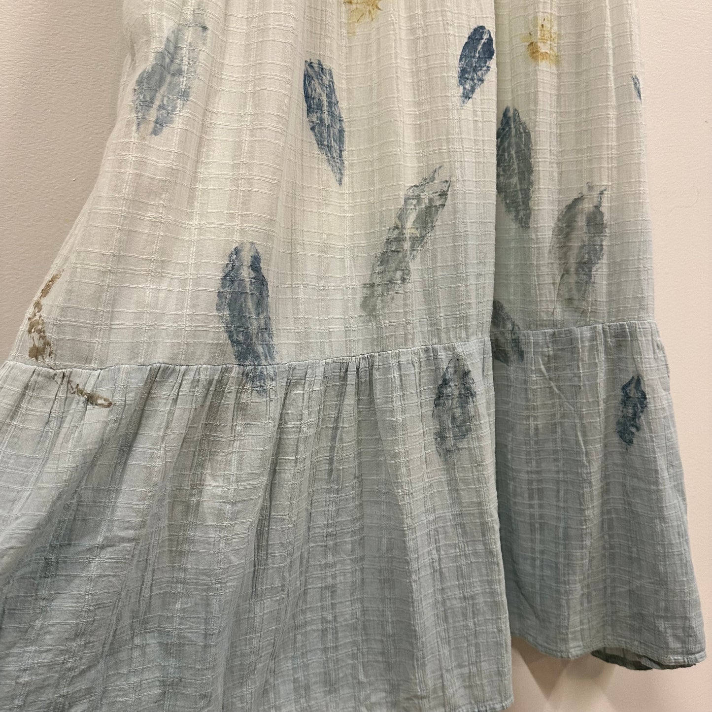 Flower Dyed Dress - Created with Cosmos and Indigo