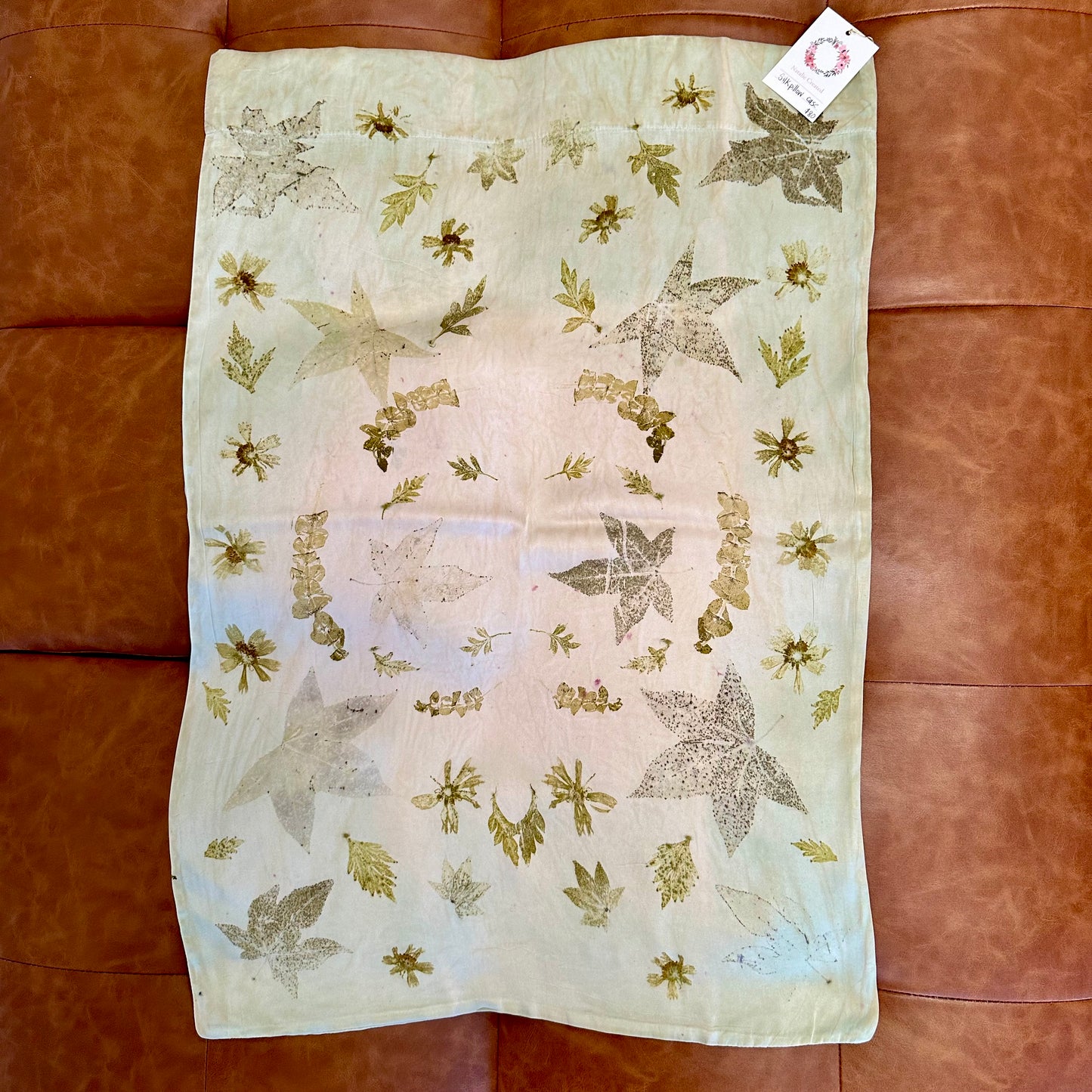 Flower Dyed Pillowcases - 100% Silk