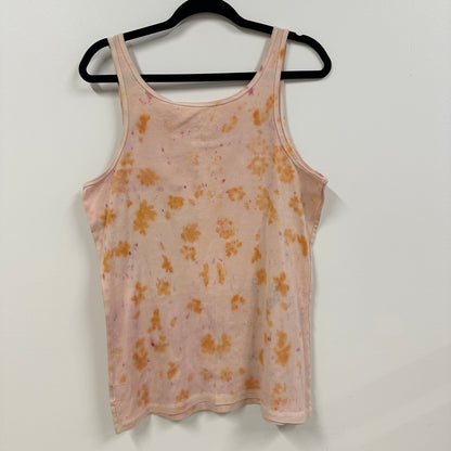 Flower Dyed Tank Top - Created with Coreopsis and Cochineal