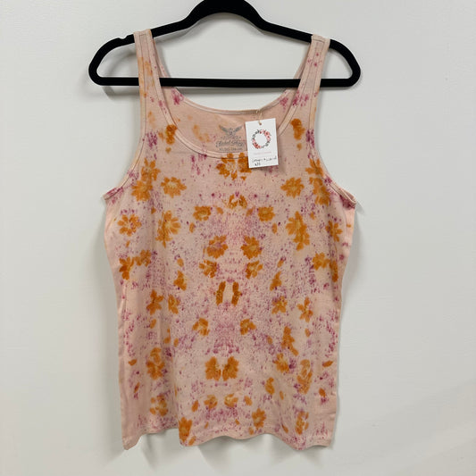 Flower Dyed Tank Top - Created with Coreopsis and Cochineal