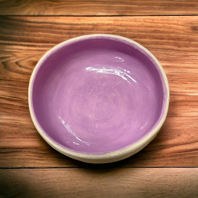 Lilac Pottery Bowl