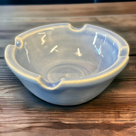 Blue Ceramic Ashtray