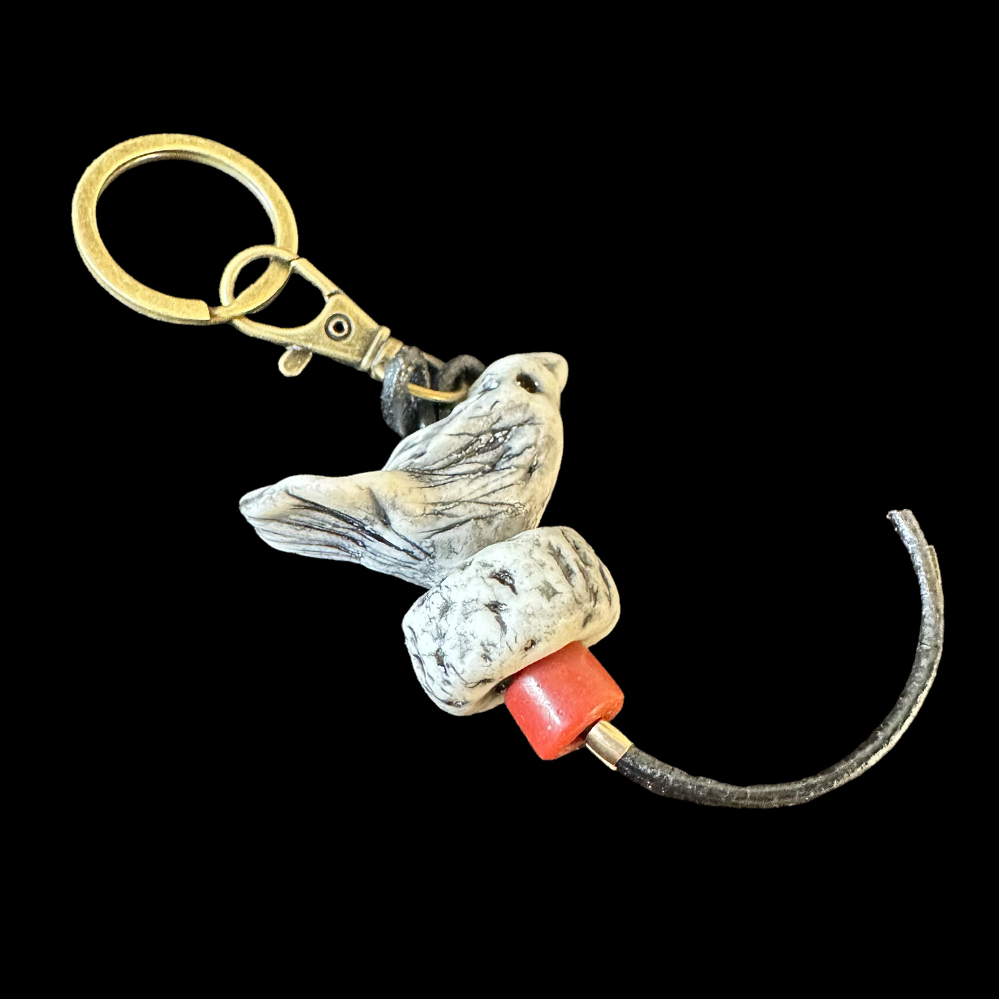 Porcelain Keychain - Design 12