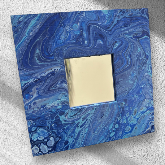 Square Ikea Mirror (Blue)