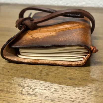 Pyrographed Leather Journal