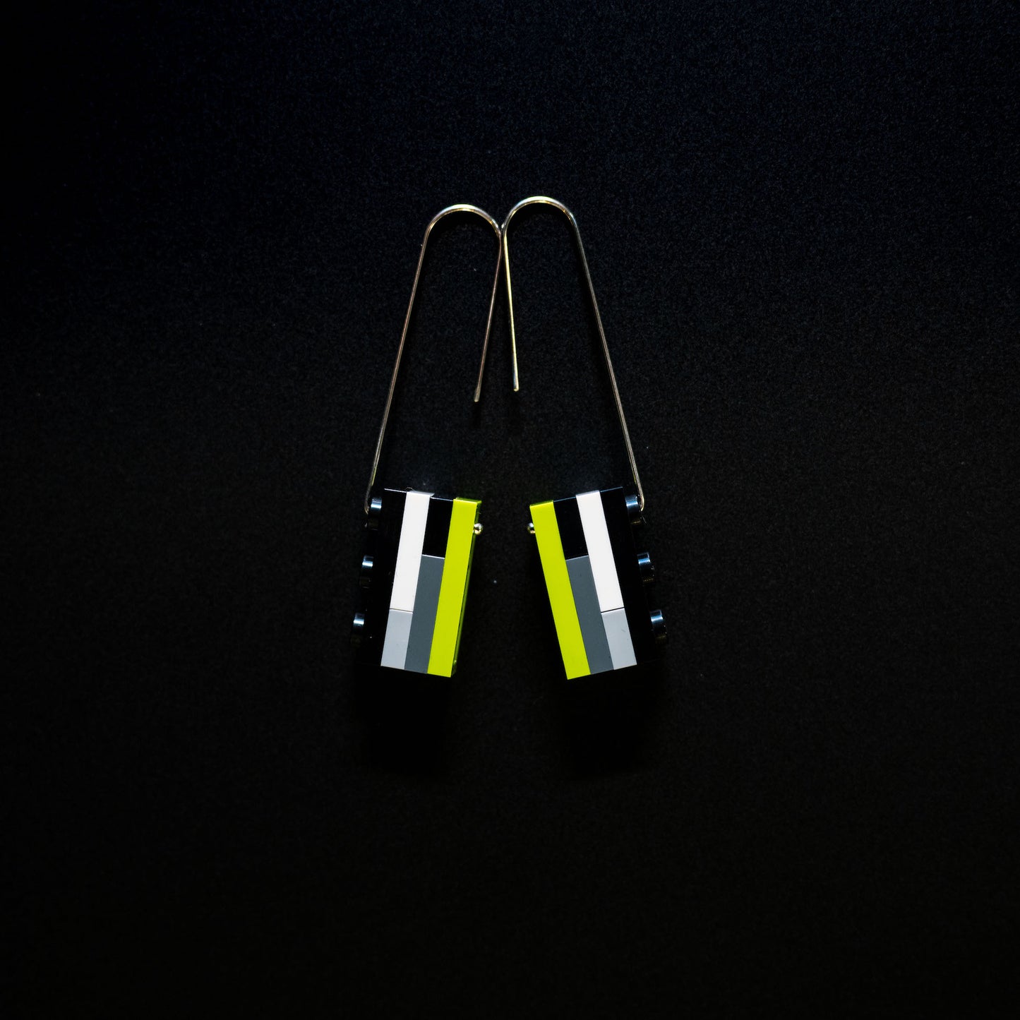 Lego Block Earrings