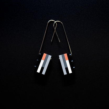 Lego Block Earrings