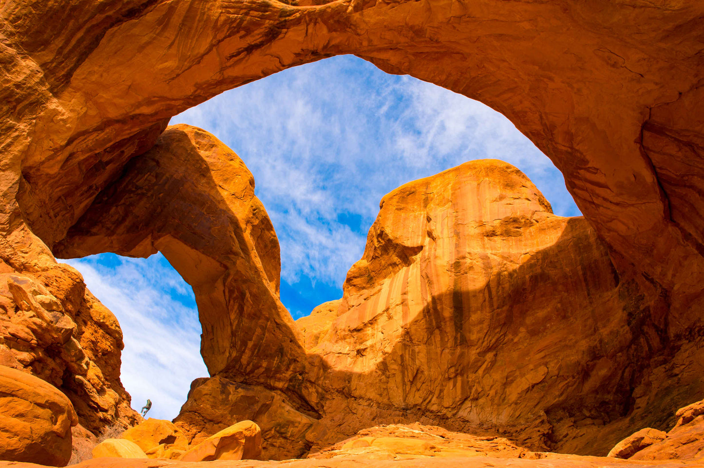 Double Arch at Moab: 8x12 Mounted Print