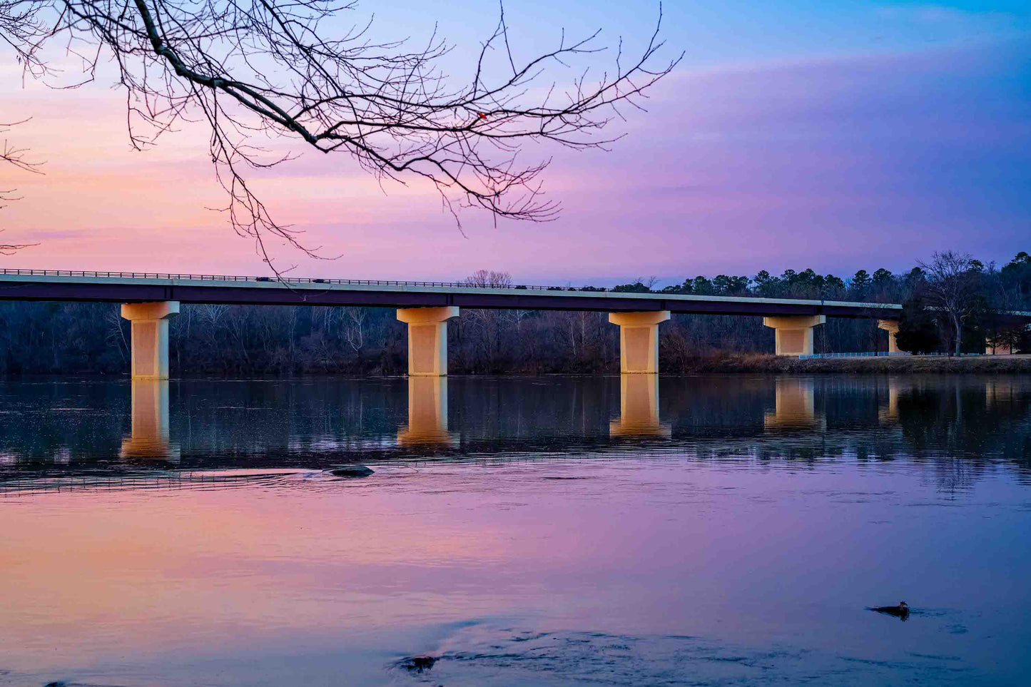 Huguenot Bridge at Sunset: 15x10 printed on Fuji Archive Matte