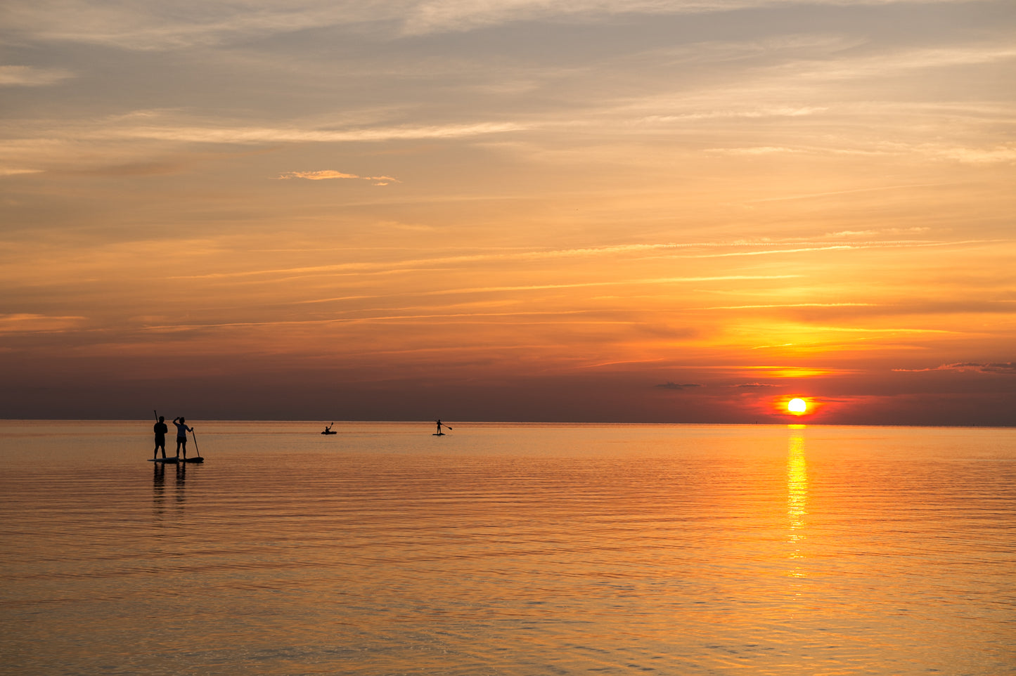 Rodanthe Sound Sunset 1: 15x10 printed on Fuji Achive Pearl