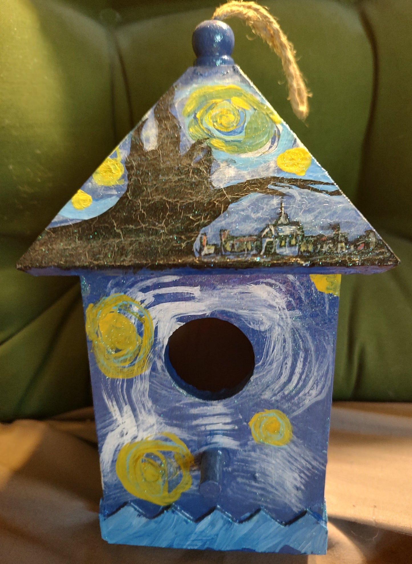 "Starry Night" Birdhouse