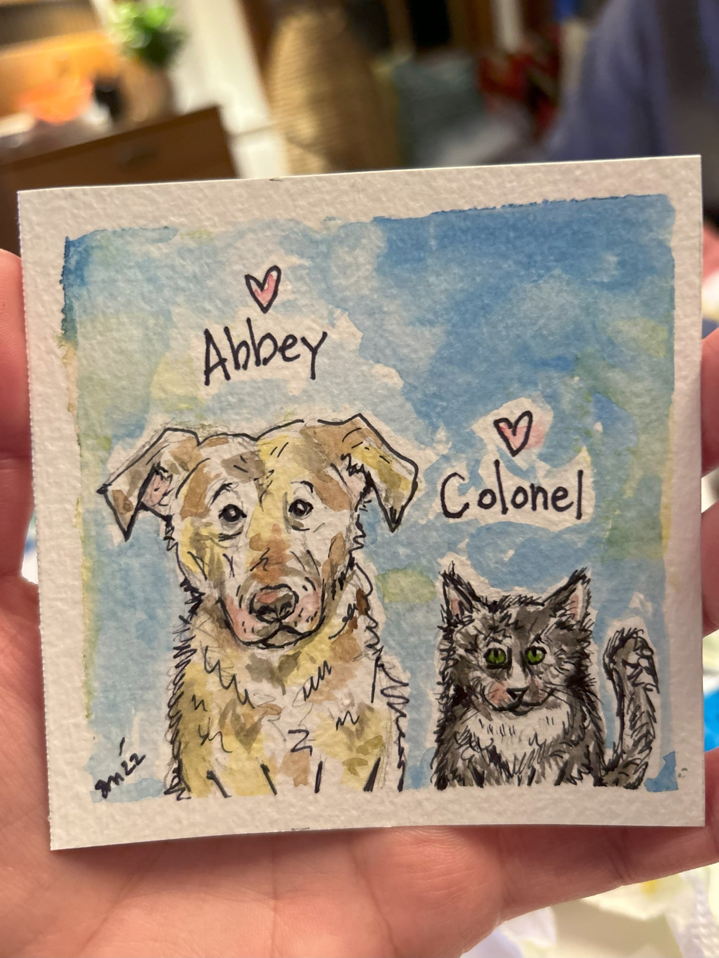 Custom Pet Mini-Portraits