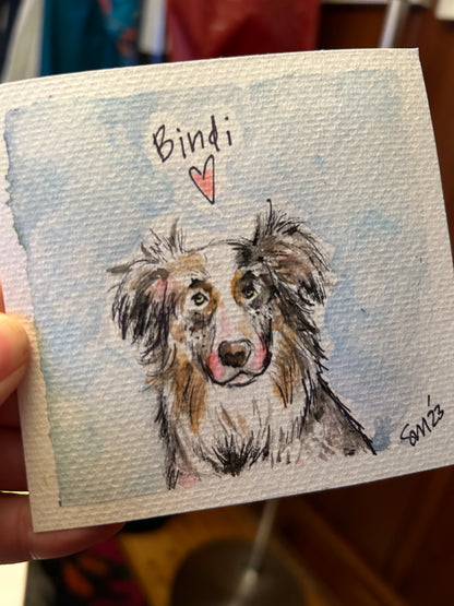 Custom Pet Mini-Portraits